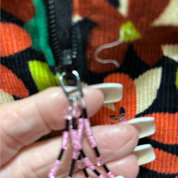 Red corduroy jacket - Picture 4 of 7